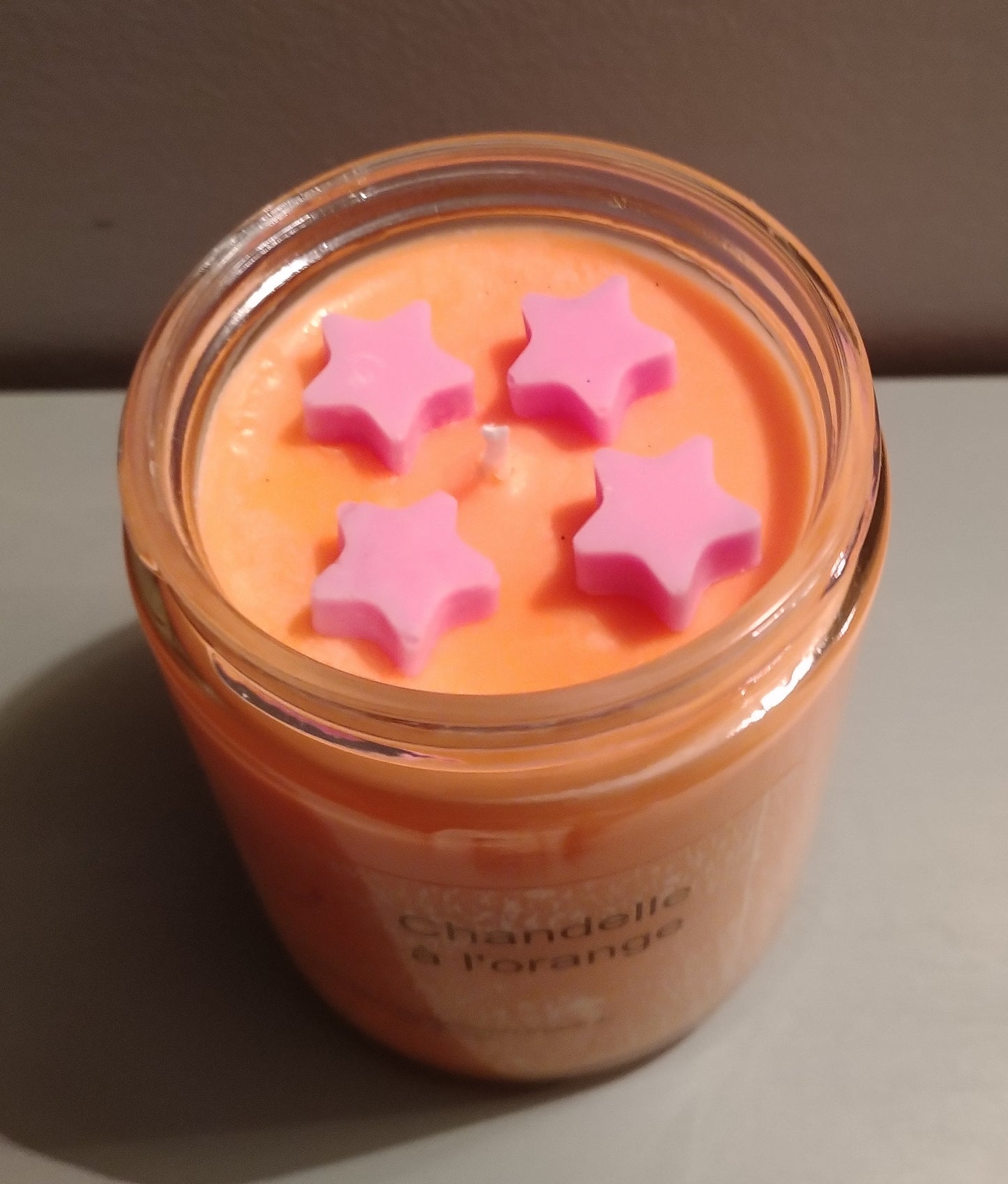 Bougies à l'orange