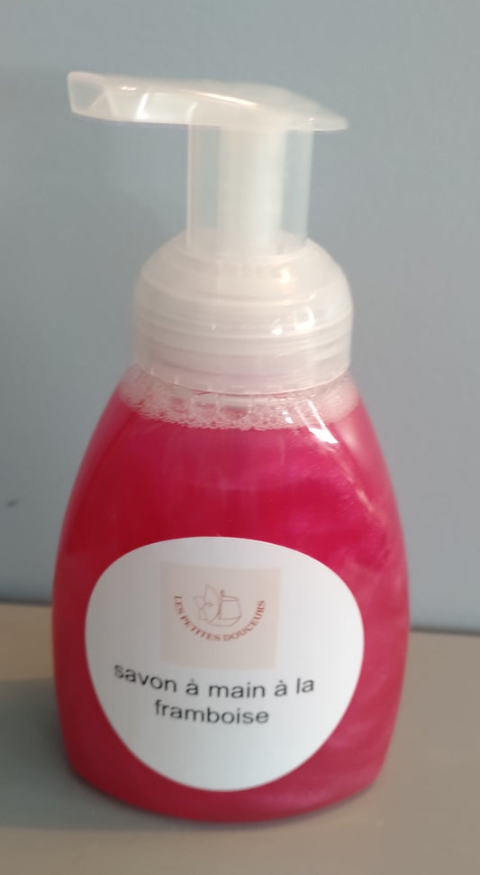 Savon à main en mousse à la framboise